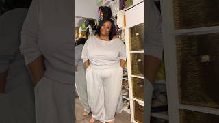 Casual sweatsuit outfit plussizefashion fallfashion falloutfits [upl. by Llerrah]