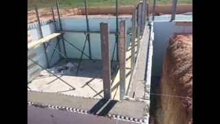 Basic ICF  One Day Basement Installation Next Day Pour [upl. by Shermie]