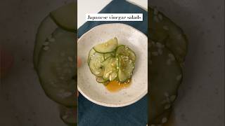 How to make Sunomono 🥒 Japanese vinegar saladsjapaneserecipe sunomonojapanesefood shorts [upl. by Heer]