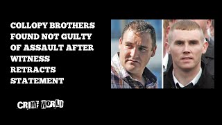 Collopy brothers found not guilty of assault after witness retracts statement [upl. by Aicelef]