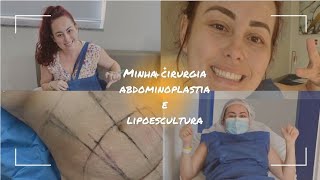 Vlog Minha cirurgia de abdominoplastia e lipoescultura [upl. by Anuaf]