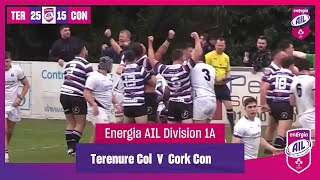 EnergiaAIL Highlights Round 1 Terenure 25 Cork Constitution 15 [upl. by Emelia]