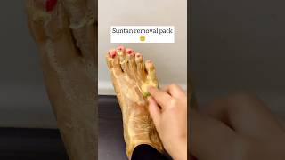 Feet Cleaning TipsGet Fair Feet In 2min  Remove Suntan Easily At Home skincare pedicure shorts [upl. by Luce]