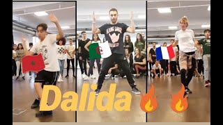 افضل رقص على اغنية Soolking Dalida 2018 [upl. by Ayotl]