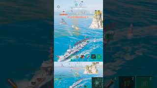 World of Warships  Kitakami vs Schlieffen worldofwarships gameplay [upl. by Ennobe149]