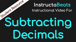 Subtracting Decimals  Instructional Video 5NBT7 [upl. by Imnubulo]