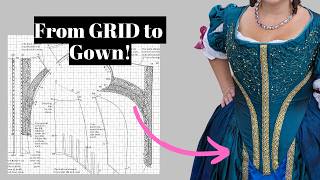 How to Scale Up Gridded Patterns For Beginners Easy Custom Fit [upl. by Rimidalv]