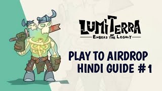 Lumiterra  MMORPG CBT Hindi Guide  Free to Play and Play to Earn  Mobile  PC  Console [upl. by Adlin]