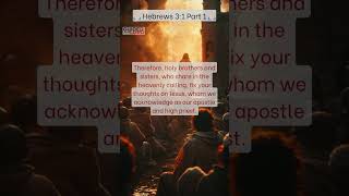 Hebrews 31 Explained Jesus Greater Than Moses [upl. by Kier]