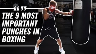 The 9 Most Important Punches in Boxing [upl. by Anirrehs]