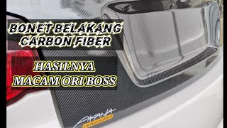 DIYPasang sticker CARBON FIBER 6D bonet belakanginstall CARBON FIBER 6D sticker in the rear bonnet [upl. by Holly-Anne]