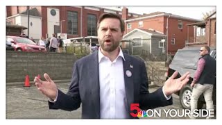 Republican Vice Presidential candidate JD Vance cast his ballot in the 2024 Election [upl. by Raasch]