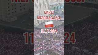 11112024 Marsz Niepodległości Warszawa Narodowe Świeto Niepodległości Wielka Polska Narodowcy [upl. by Meluhs]