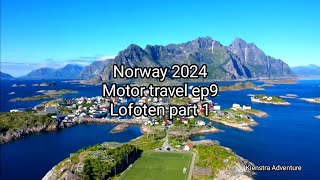 Motorreis Noorwegen ep 9 Up to the North and Back aankomst Lofoten 2024 [upl. by Bud]