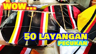 How to make a kites  Cara membuat layangan pecukan [upl. by Flanigan]