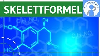 Skelettstruktur  Darstellung organischer Verbindungen einfach erklärt  Stoffe und Teilchen  OrgCh [upl. by Shamus]