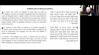 Reading the Megillah in English [upl. by Darwin]