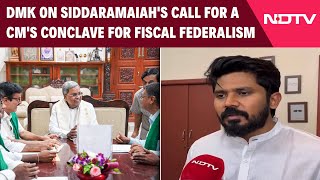 Congress  DMK On Siddaramaiahs Call For a CMs Conclave To Take On Centre For Fiscal Federalism [upl. by Alistair]