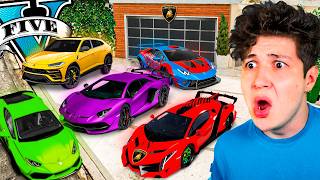 ROBANDO TODOS los LAMBORGHINIS de GTA 5 🚘💵 Mods [upl. by Ennoitna]