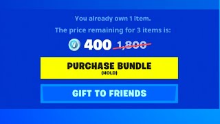 Its only 400 vbucks for me LOL [upl. by Yasmeen]