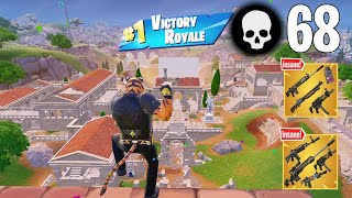 68 Elimination Solo vs Squads Wins Fortnite Chapter 5 Gameplay Ps4 Controller [upl. by Notnarb642]