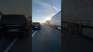 This ONLY happens on the GERMAN AUTOBAHN😳🙏🏻 accident autobahn traffic cars germany [upl. by Dole]