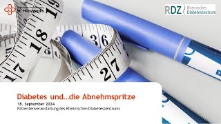 Diabetes unddie Abnehmspritze [upl. by Artenal]