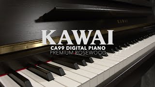 Kawai CA99 Digital Piano Premium Rosewood  Gear4music demo [upl. by Melicent188]