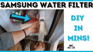 Water Filter Replacement for Samsung Fridge amp Freezer Complete Guide Samsung RS261MDRS [upl. by Dempsey]