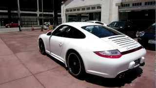 2012 Porsche 997 Carrera GTS 4 Coupe White Black full leather Beverly Hills PDK 408 HP NEW [upl. by Nnayrb911]