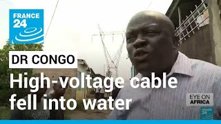 26 killed in DR Congo market by fall of highvoltage cable • FRANCE 24 English [upl. by Airdnas]