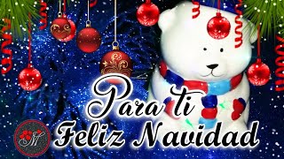 FELIZ NAVIDAD 🎄 Un saludo especial para ti 🎁 Mensaje de navidad 2022 con música navideña [upl. by Ihcelek763]