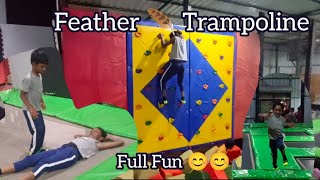 Kids360  Feathers Trampoline Park  Kids Play Zone  Full Fun [upl. by Aihseuqram]