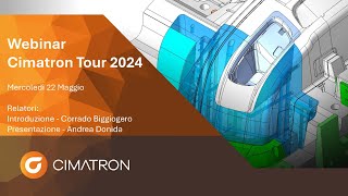 Webinar Cimatron Tour 2024  Sessione CAM del 22 Maggio 2024 [upl. by Critchfield431]