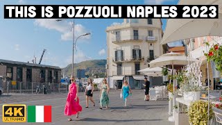 Naples Pozzuoli Walking Tour  Thursday 31 August  4K UHD [upl. by Epuladaugairam]