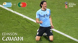 Edinson CAVANI Goal  Uruguay v Portugal  MATCH 49 [upl. by Niroht837]