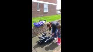 How to open and fold the Quinny Buzz Xtra pushchair [upl. by Eelik783]