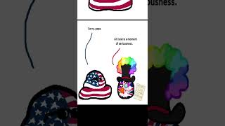 It was the 4th of July usa uk countryballs memes meme 4thofjuly election elections2024 [upl. by Aicilif]