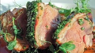 Delicious Lamb Rump Steak Recipe on BBQ with Cimmicurri Sauce Argentina Style [upl. by Neri]