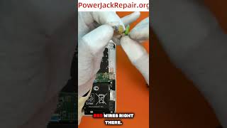 HP laptop most common fault repair fix power jack port repair laptoprepair powerjackrepair [upl. by Acirretahs]