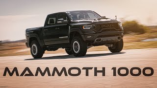 1000 HP RAM TRX  Hennessey MAMMOTH 1000 Reaction [upl. by Reiter]