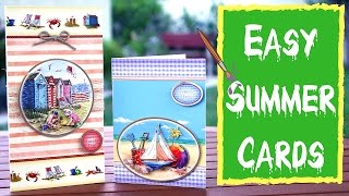 HunkyDory Card Making  Easy DIY Tutorial [upl. by Ayadahs524]