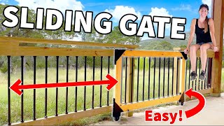 DIY Sliding Gate  Fix a Sagging Gate [upl. by Zsamot]