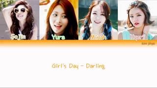 Girls Day 걸스데이  Darling 달링 Lyrics HanRomEngColor Coded TBS [upl. by Isiahi]