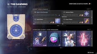 The Dawning 2022  All Event Challenges Quick Preview Destiny 2 [upl. by Aneleairam918]