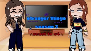 stranger things season 3 final react to  stranger things  no og  sligth lumax and byler  gacha [upl. by Weiner868]