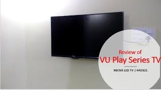 VU 39 Inches Full HD LED TV Review [upl. by Combe494]