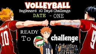 How to Volleyball  Volleyball for Beginners  60Day Challenge  Day 1 Lets Get Started [upl. by Toffic483]