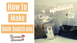 How to Make Easy Bulk Substrate Coco Coir  Vermiculite  Gypsum [upl. by Keemahs371]