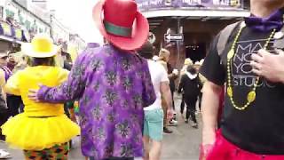 Fat Tuesday In New Orleans Bourbon Street Madness Uncut [upl. by Ennaej]